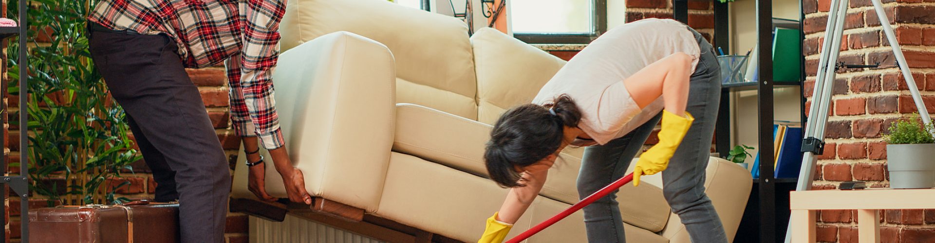 Diverse couple washing wooden tiles in living room, boyfriend helping girlfriend to clean floors under couch. Young housewife mopping apartment ground with cleaner. Handheld shot. SSUCv3H4sIAAAAAAAACnRRyW7bMBT8FYFn0+CqxcekG4oWMdAWARoVweMimzUtGhKVogjy731UnGNPfBzMvGXmmRiYgyW7ZxJiXOY8QQ5pJDu2IZMfnZ/W8mmSNVsrCOvjXchpChDXn4FsjyOcPdmNS4wvGzJnyMvsZ2yMPwvZH5C+/t8mPjwXnOzI3qdL9ARFi8Hv1zBbHyOMPi0zedm80e7Mb2/z/D/eL9zt4Ef7t4zEmZOPHtYNHoiumXFtzSkXTlDV1owCk5JaqBkXMAglOfbtlOHOSE+d9EAVA0GN1ZbWrVBCaQF8KDQzdKITYKm3DGmNGihI3VHvOgQGzbh2SJPYdmAob6DrqNJNR41hlloHTCjFPAwtwa1Pf7KfzlenYHEhFZOekoWIoETwMgUbxsMrI+VjCQVdScuYJzyX4LCY0gUMurgbUOY35AjzjAR3BUoImG46vzYZUy7OFKXDbLDiUkpeS9HpRkohdS2K0WuKx4DCMqgosbSn4K7rBuxP2rZpmZKWcssl2qYdbRth8FDOmG9rNFhjs+USE7hcrkPlkKbzGusEM96/noAXXyAfEfy56/v9p7vvd33Pt9WPVYkOVPtjymnu+66rt9WH99U3tAbhW4x6LAWtbtCrU3UPMVZfwhNia4d3afR9f8MUe2RKYOasfrxljd4yzpTSWmw/7z+Sl38AAAD//wMArTTWjQ4DAAA=